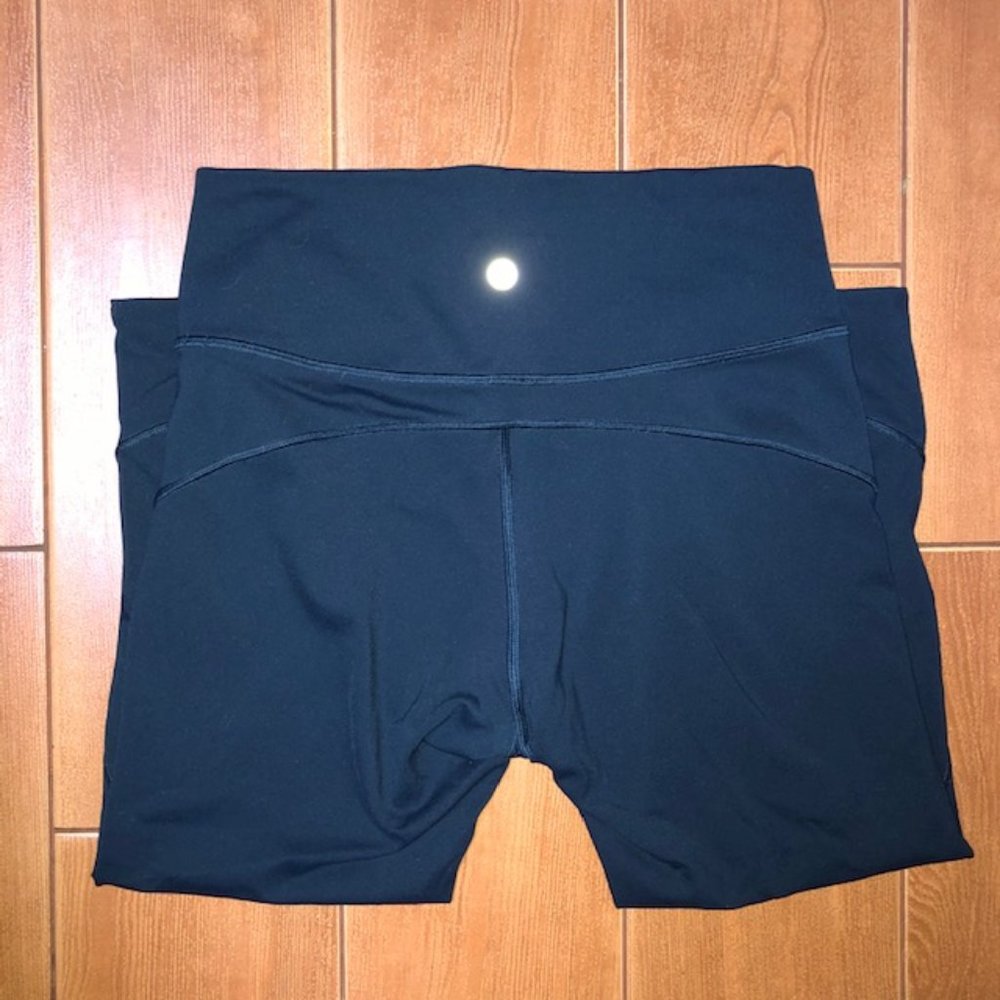 lululemon athletica Womens Crop 19" Teal Sz 8